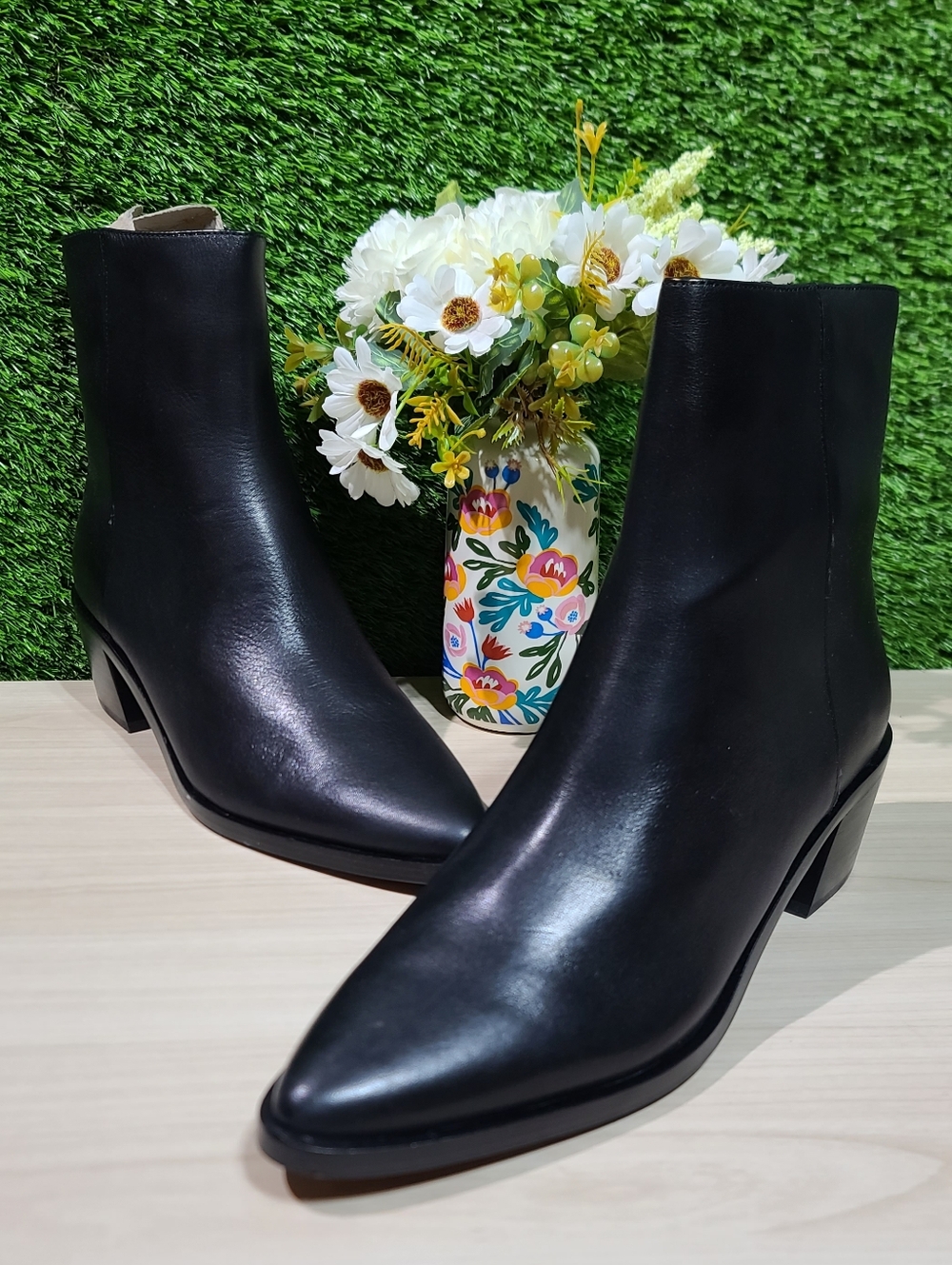 Madewell The Darcy Black Ankle Boots - US Women's 11